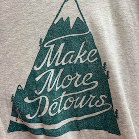 Old Navy heathered tan long sleeve shirt - Picture 3 of 4